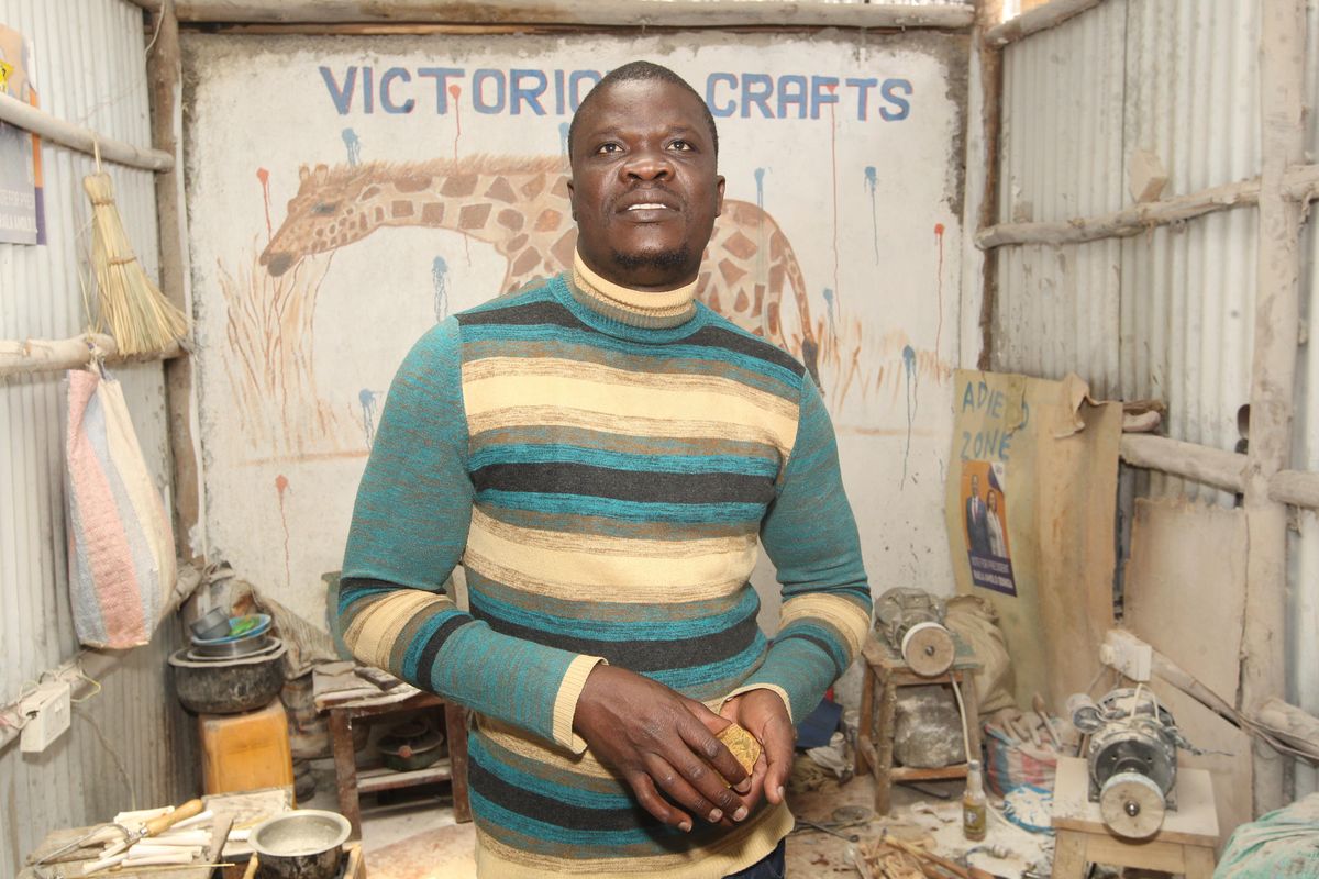Founder of the Victorious Crafts Jack Nyawanga