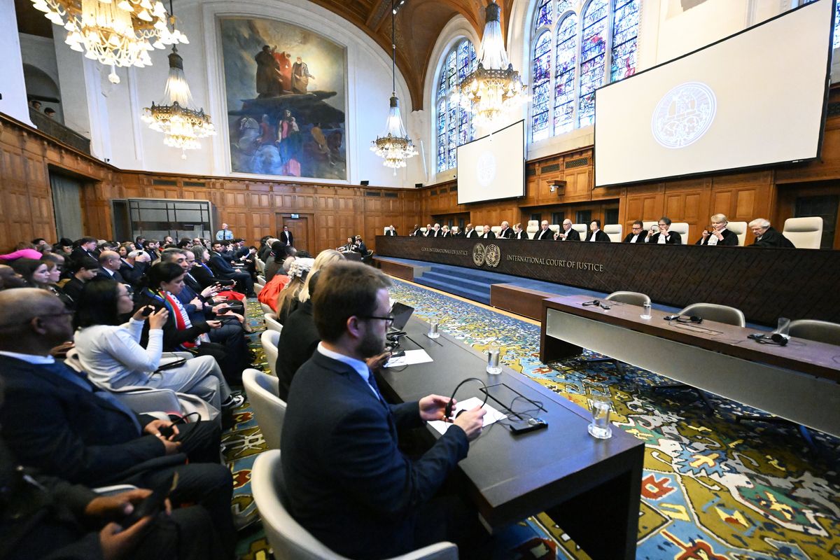 Parties in court as the International Court of Justice (ICJ) prepares to rule on Gaza genocide case against Israel made by South Africa.