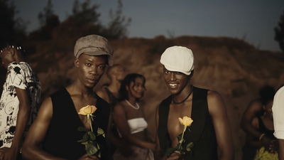 ​Screengrab from Omali Themba’s “Mahlo a Batho” music video, YouTube.